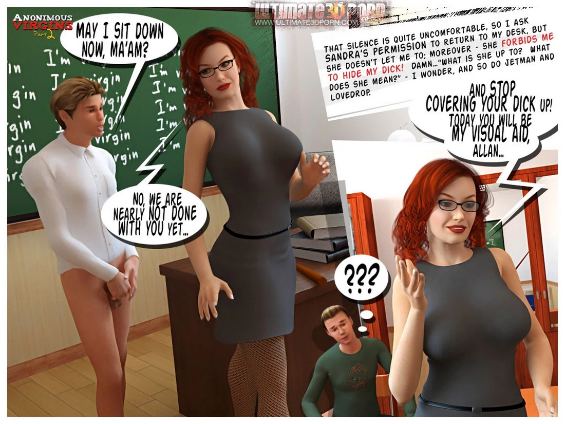 Anonymous Virgins 2- Sex Lesson porn comic picture 43