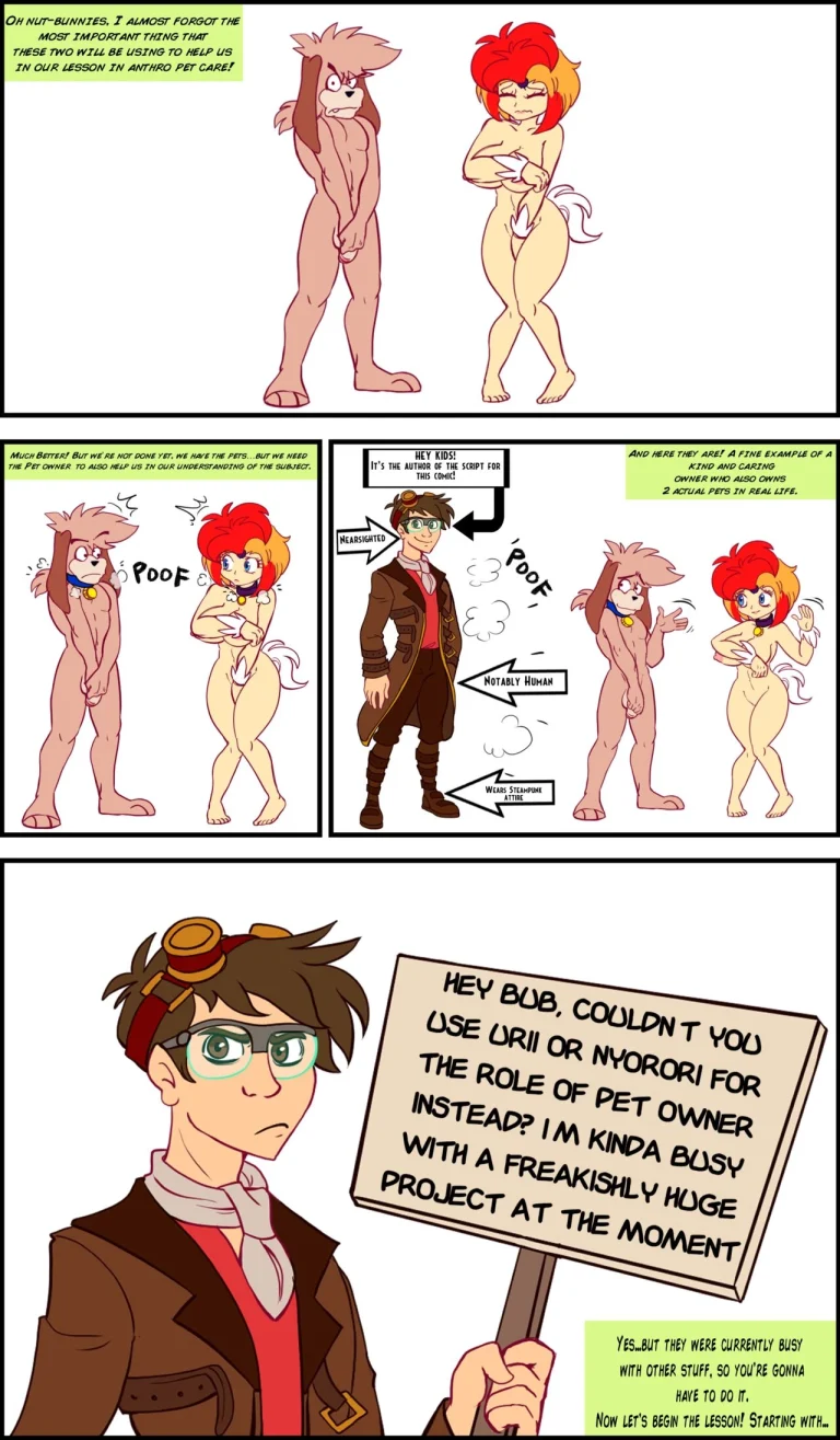 Anthro Pet Care for Dummies porn comic picture 3