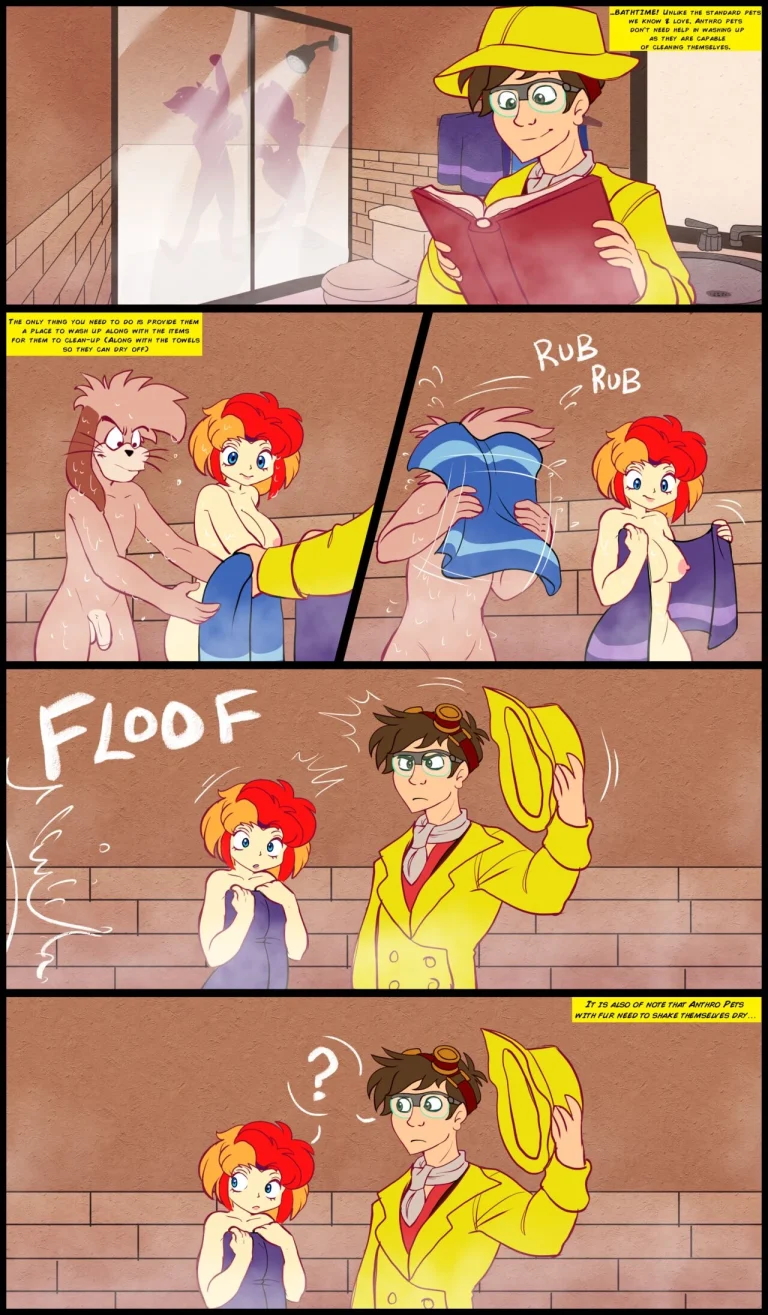 Anthro Pet Care for Dummies porn comic picture 7
