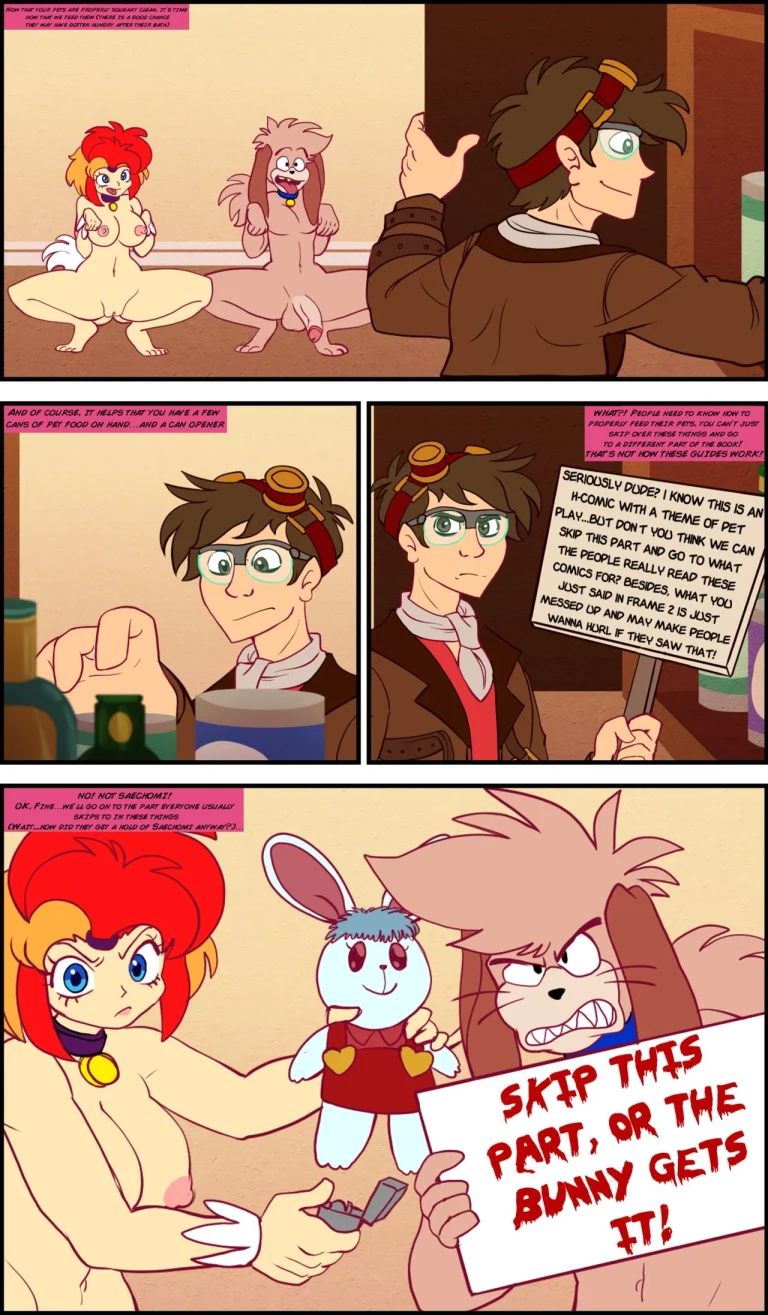 Anthro Pet Care for Dummies porn comic picture 9