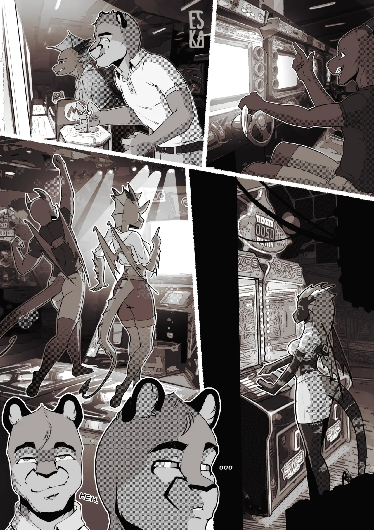 Arcade Night porn comic picture 2