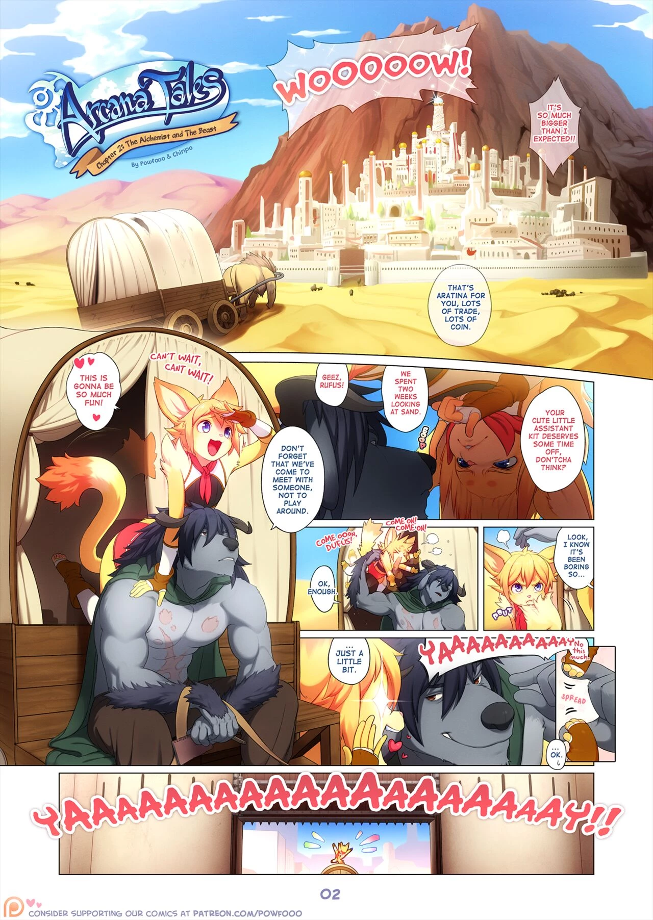 Arcana Tales Chapter 2: The Alchemist and The Beast porn comic picture 2