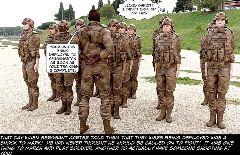 Army Bride porn comic picture 7