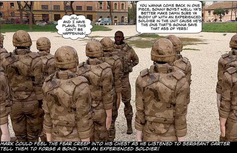 Army Bride porn comic picture 8