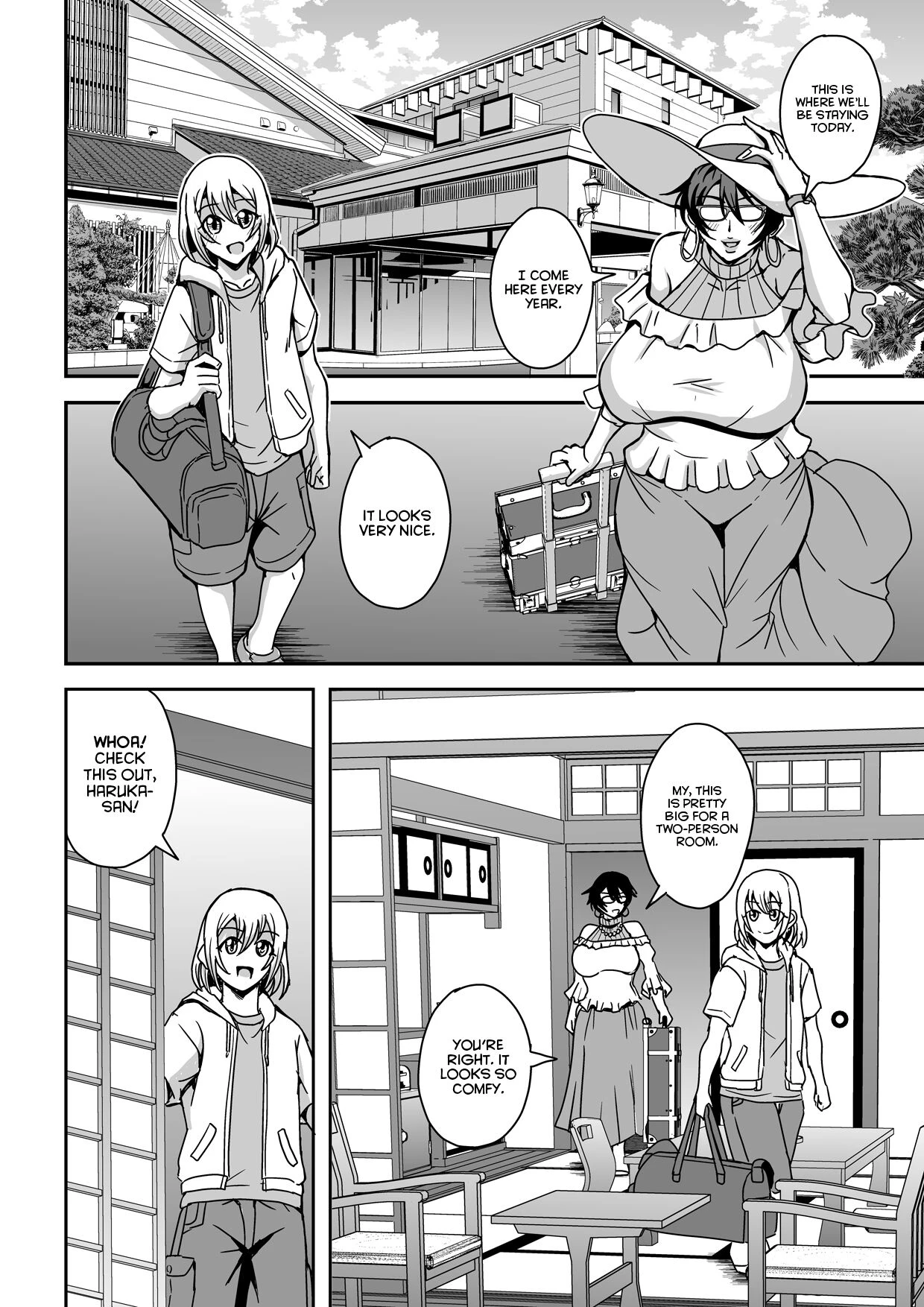 Arofour Dokushin BariCare Oba-san ga Yuujin no Musuko demo Aru Toshishita Danshi to no Kankei ni Hamaru Hanashi 2 Onsen Ryokou Hen porn comic picture 19