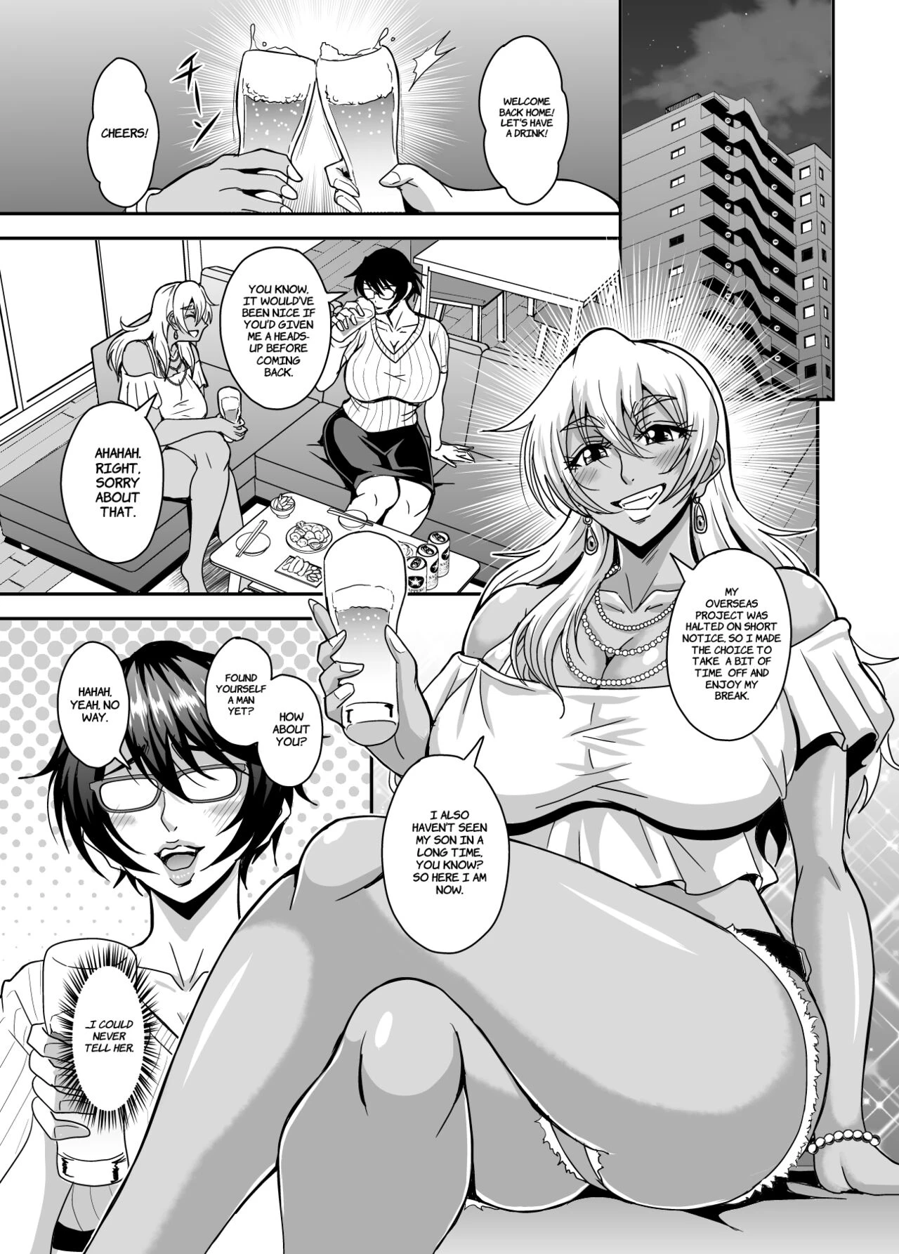 Arofour Dokushin BariCare Oba-san ga Yuujin no Musuko demo Aru Toshishita Danshi to no Kankei ni Hamaru Hanashi 3 Boshisoukan Hen porn comic picture 2