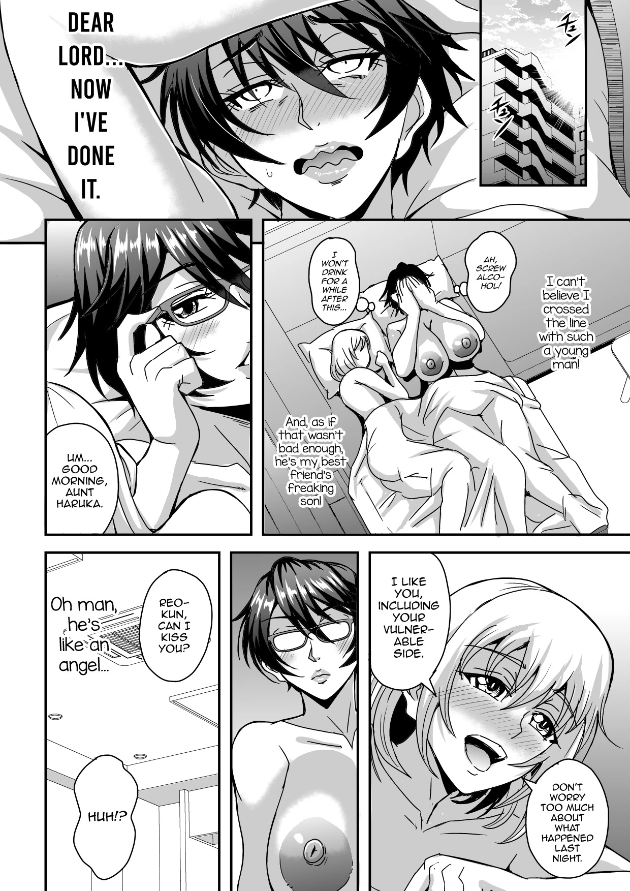 Arofour Dokushin BariCare Oba-san ga Yuujin no Musuko demo Aru Toshishita Danshi to no Kankei ni Hamaru Hanashi porn comic picture 29