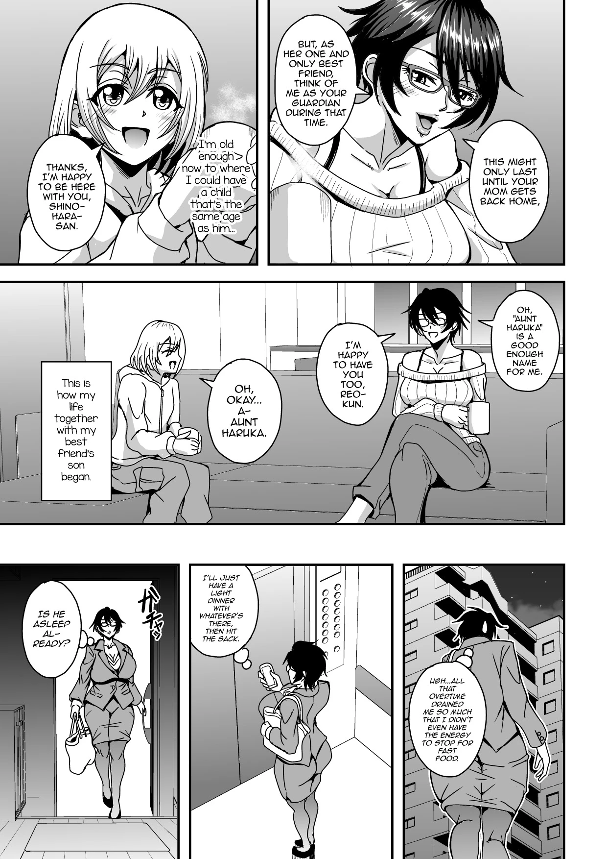 Arofour Dokushin BariCare Oba-san ga Yuujin no Musuko demo Aru Toshishita Danshi to no Kankei ni Hamaru Hanashi porn comic picture 4