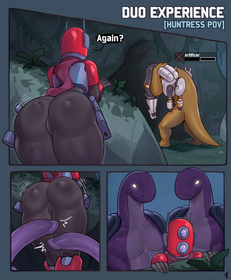Artificer meets Elder Lemurian! porn comic picture 5