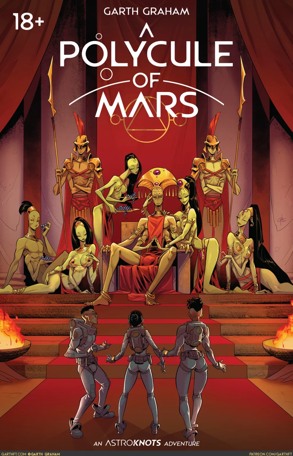 AstroKnots: A Polycule of Mars porn comic picture 1