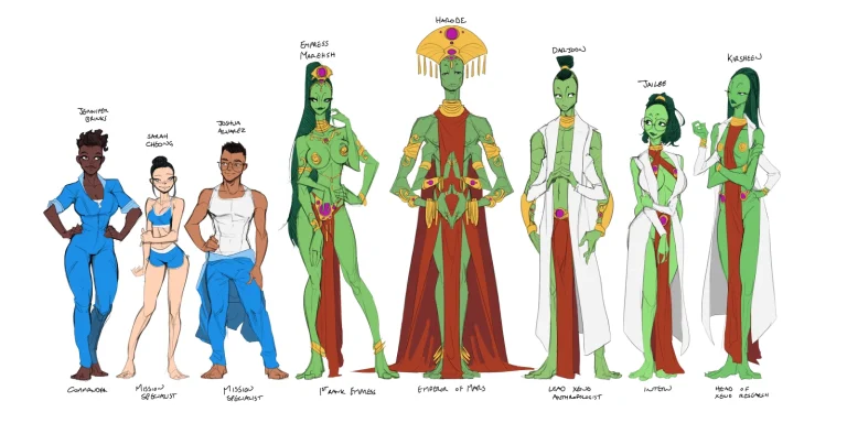 AstroKnots: A Polycule of Mars porn comic picture 2