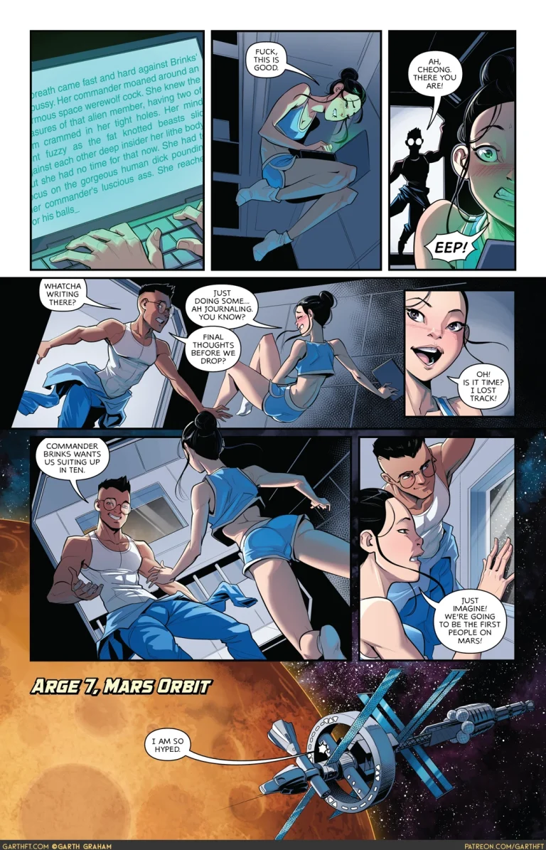 AstroKnots: A Polycule of Mars porn comic picture 4