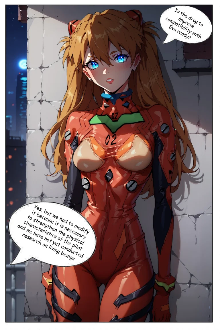 Asuka took an untested drug porn comic picture 2