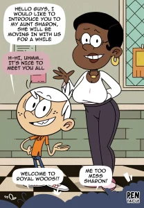 Aunt Sharon (The Loud House) porn comic picture 1