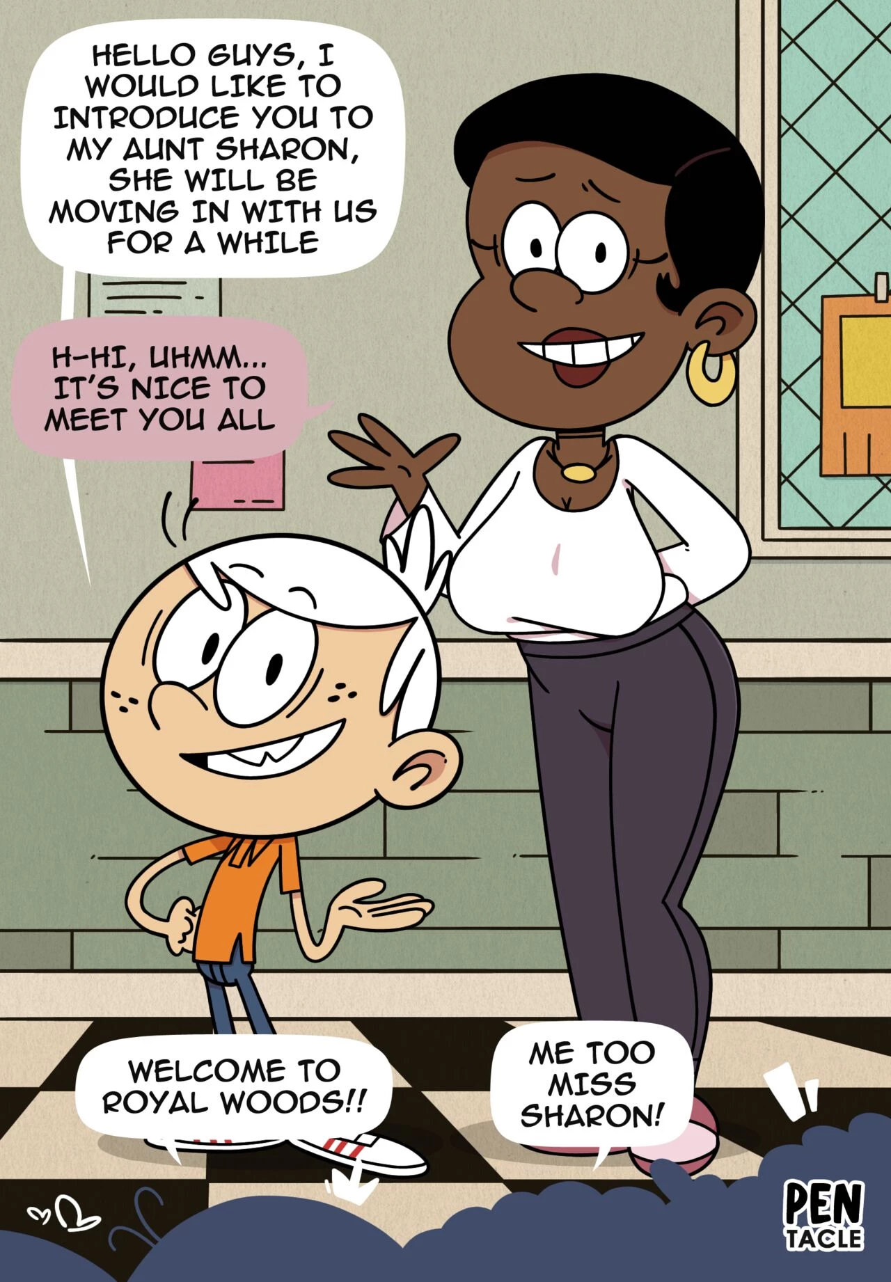 Aunt Sharon (The Loud House) porn comic picture 1