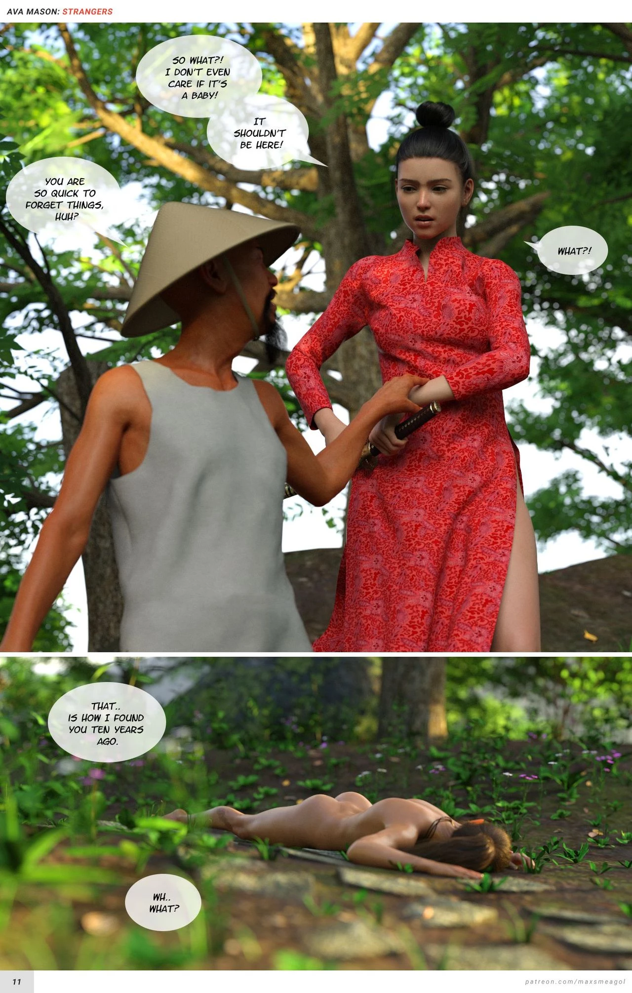 Ava Mason's - Strangers porn comic picture 12