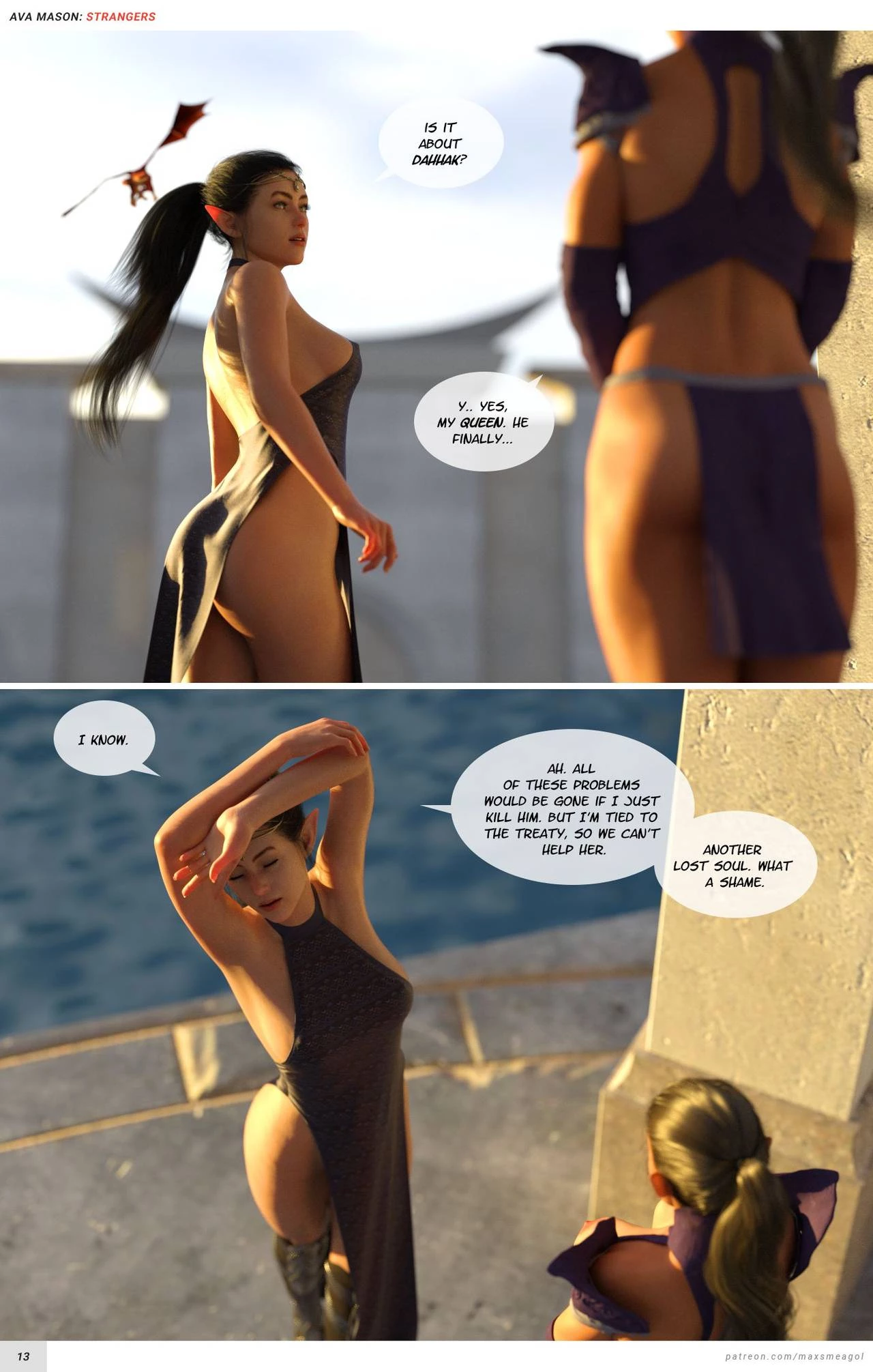 Ava Mason's - Strangers porn comic picture 14