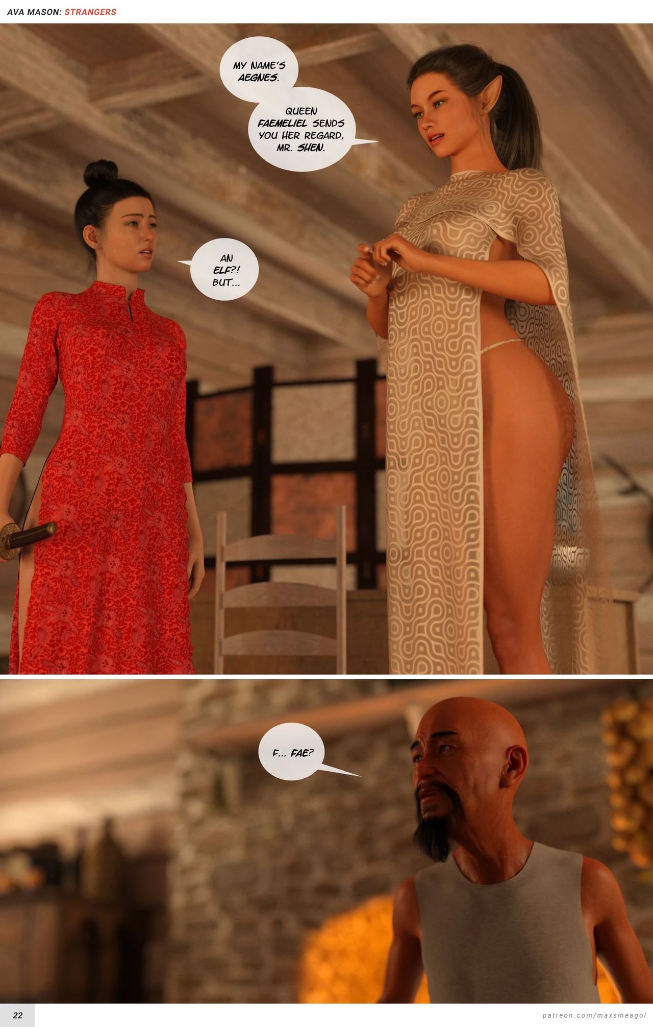 Ava Mason's - Strangers porn comic picture 23