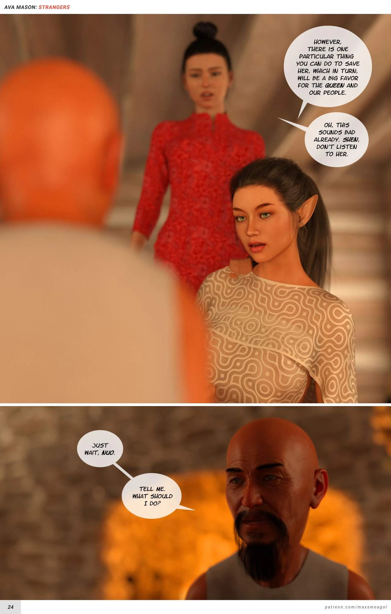 Ava Mason's - Strangers porn comic picture 25