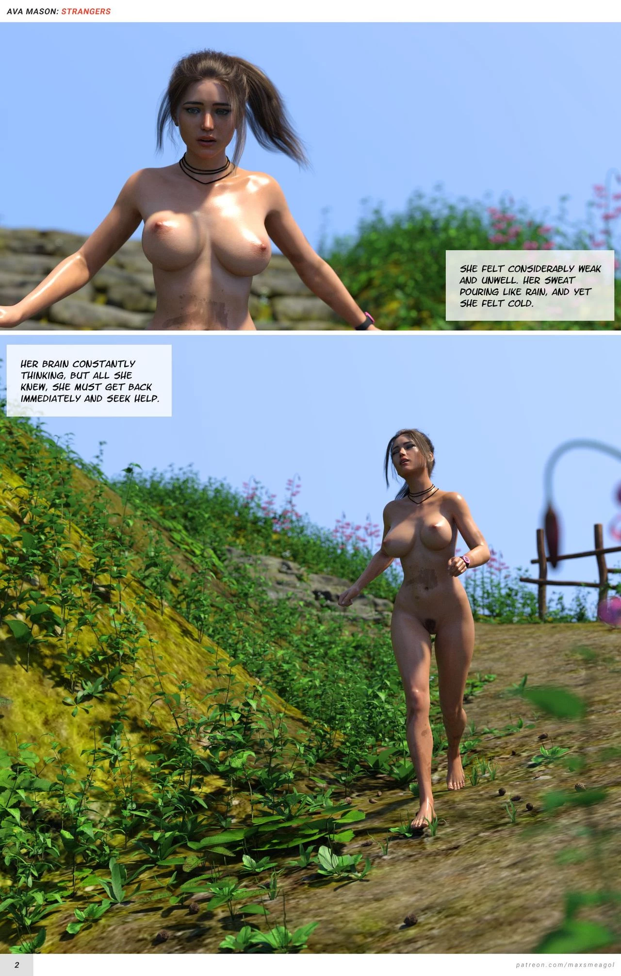 Ava Mason's - Strangers porn comic picture 3