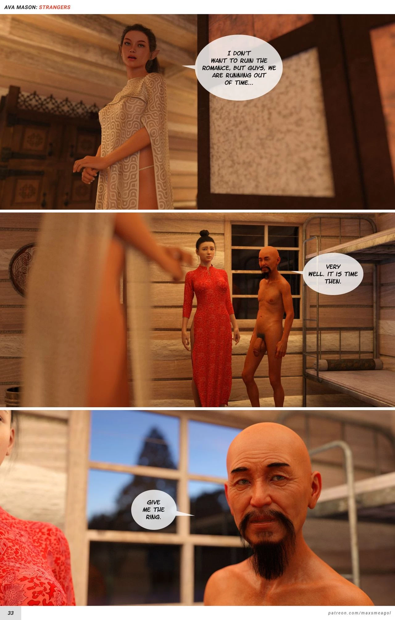 Ava Mason's - Strangers porn comic picture 34
