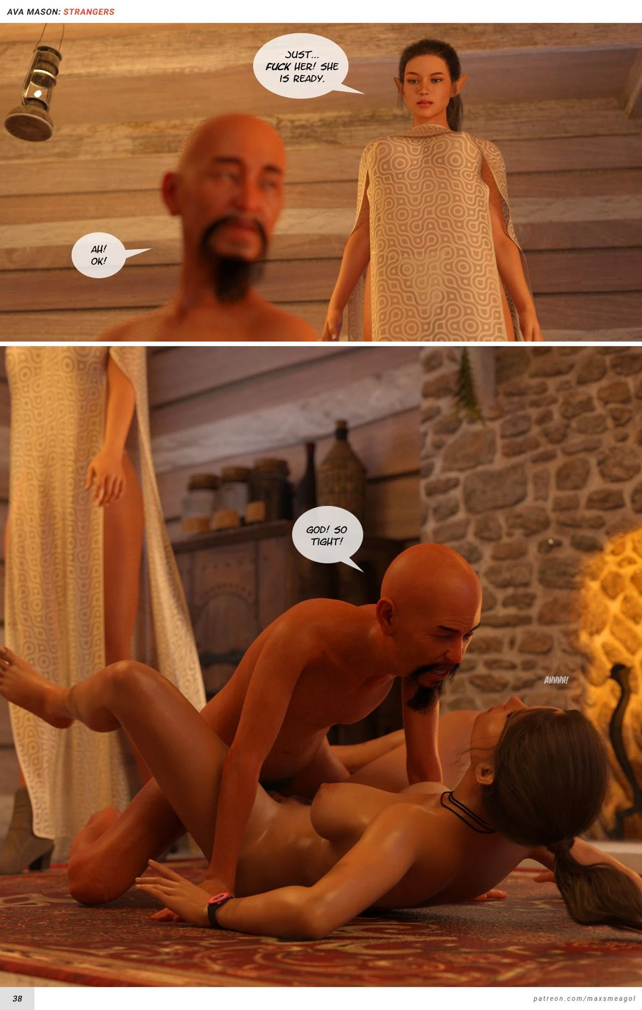 Ava Mason's - Strangers porn comic picture 39