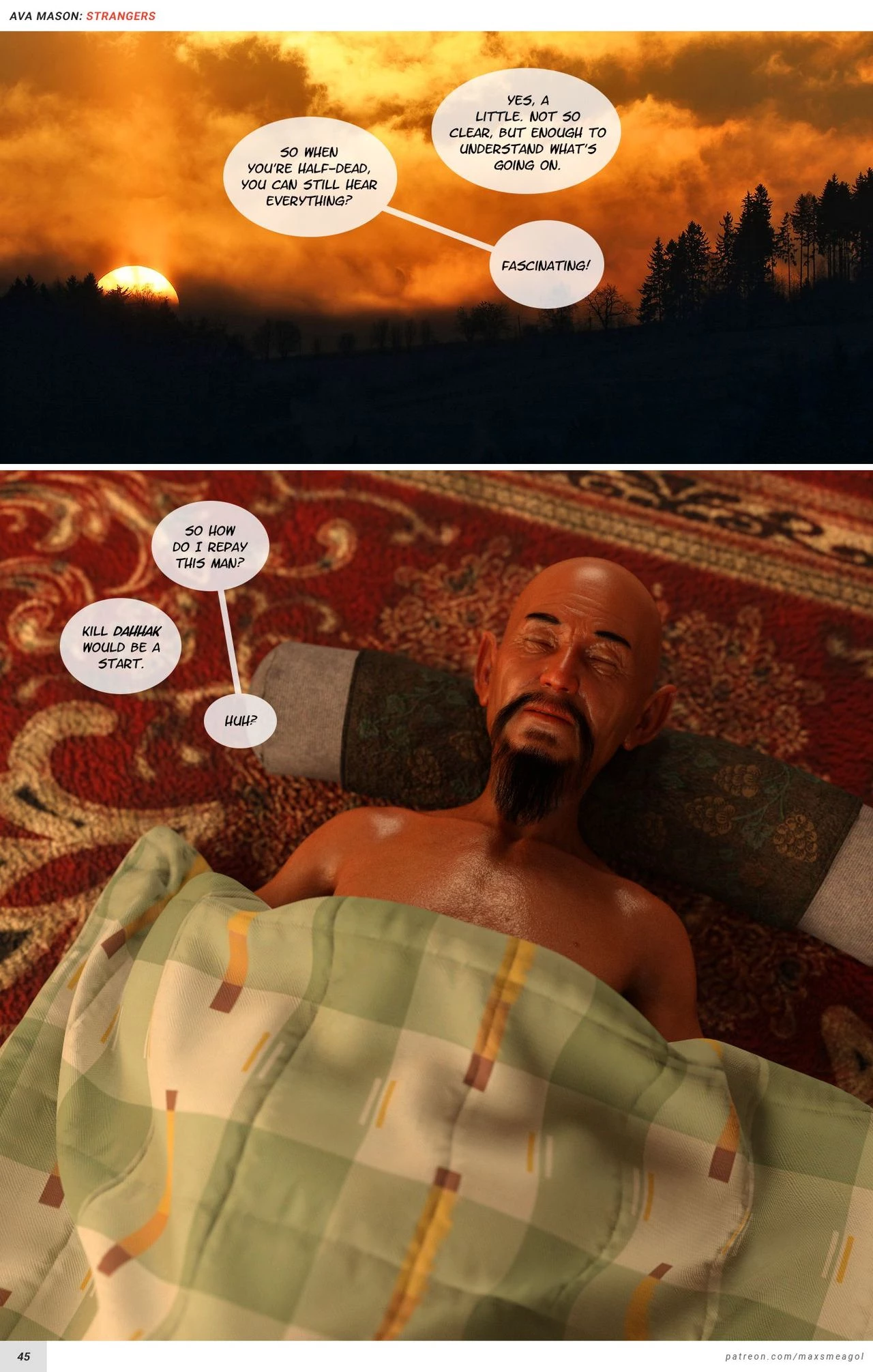 Ava Mason's - Strangers porn comic picture 46