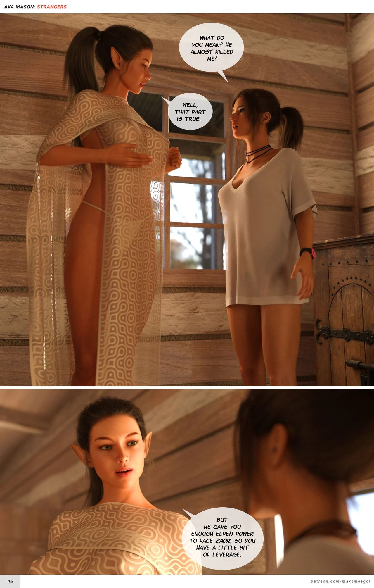 Ava Mason's - Strangers porn comic picture 47