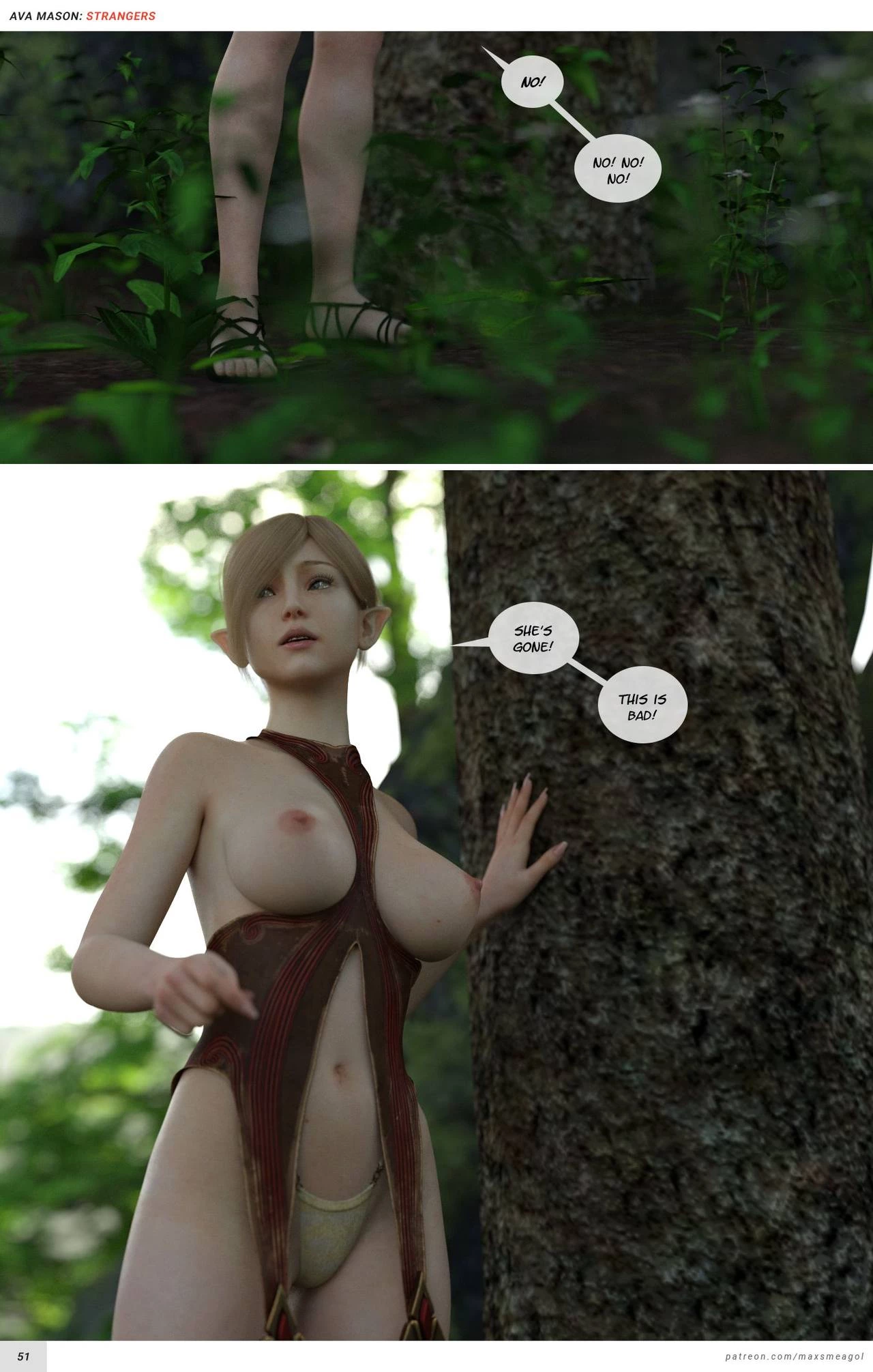 Ava Mason's - Strangers porn comic picture 52