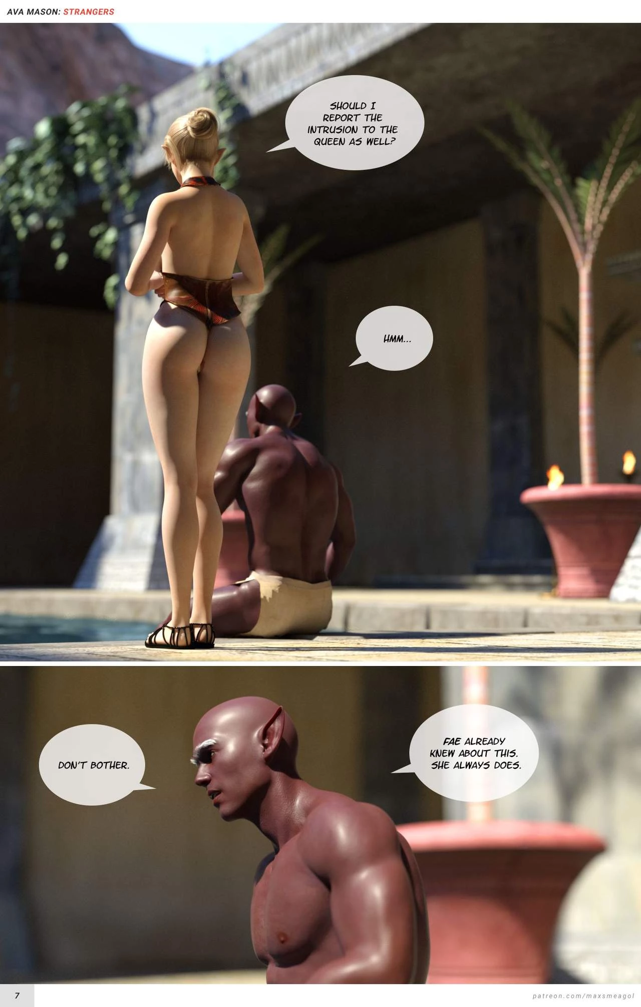 Ava Mason's - Strangers porn comic picture 8