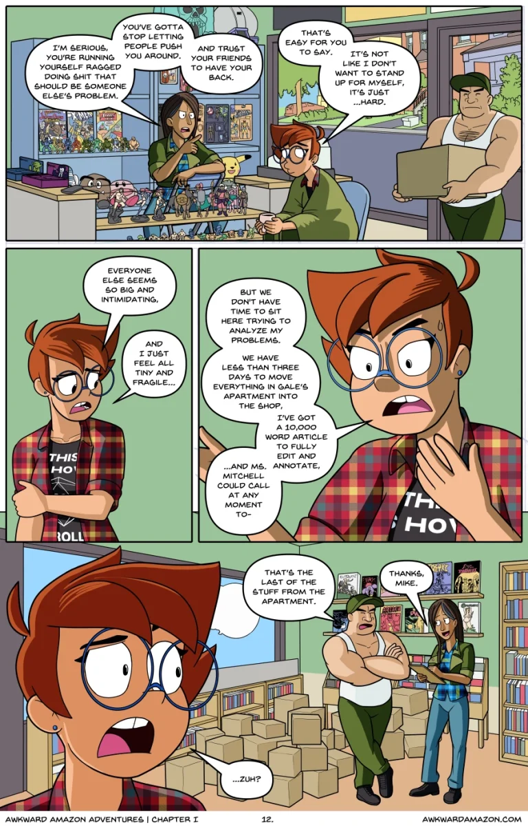 Awkward Amazon Adventures porn comic picture 13