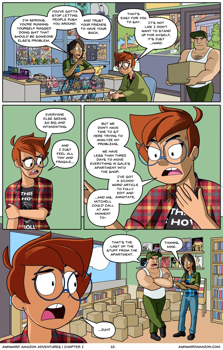 Awkward Amazon Adventures porn comic picture 13
