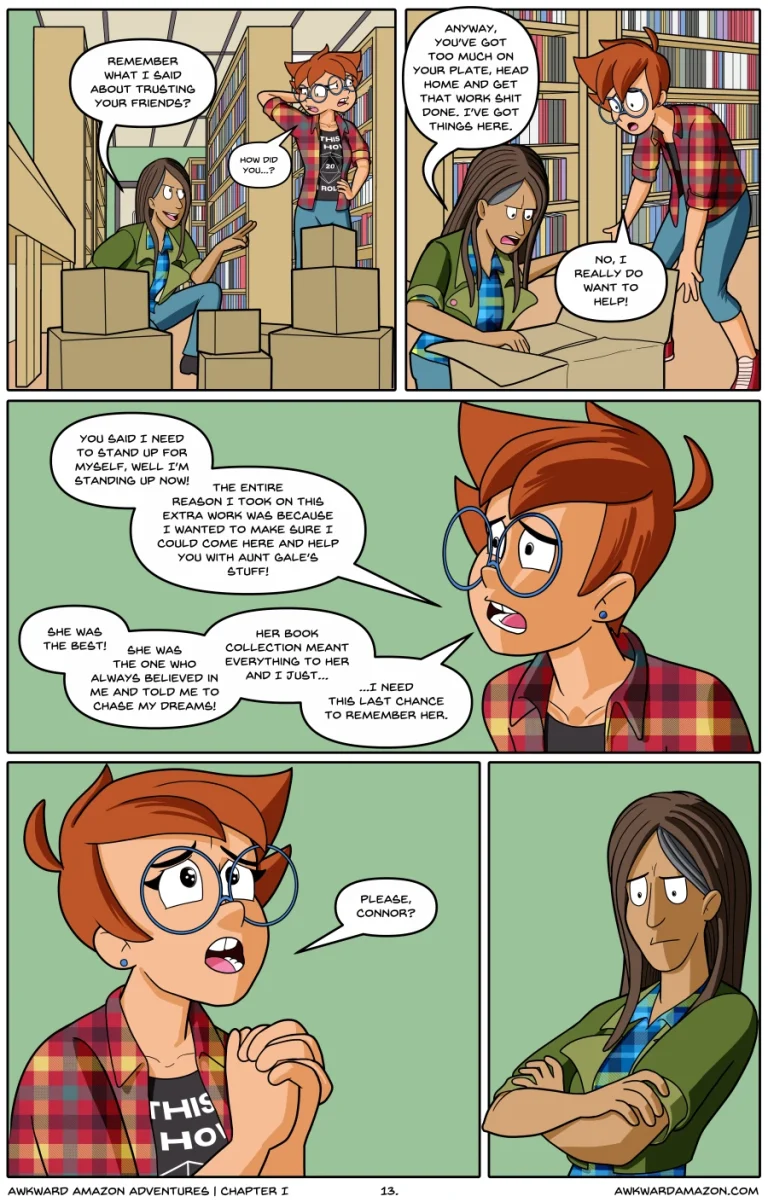 Awkward Amazon Adventures porn comic picture 14