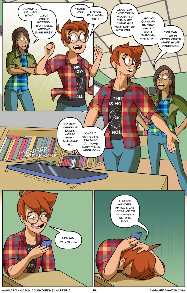 Awkward Amazon Adventures porn comic picture 15