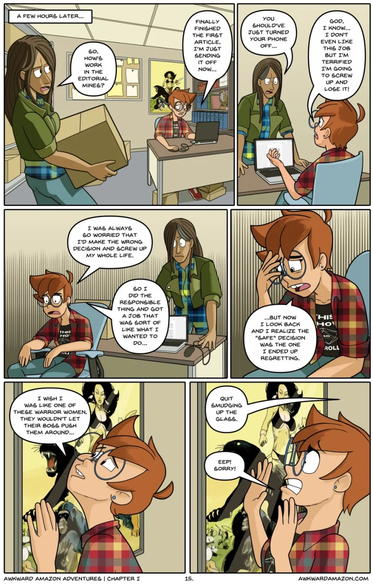 Awkward Amazon Adventures porn comic picture 16