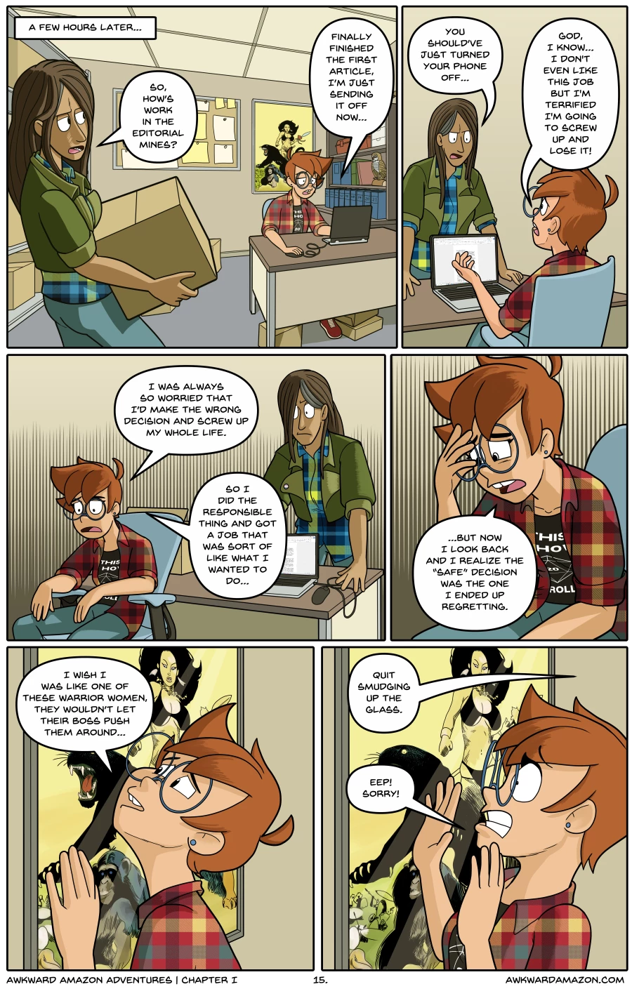 Awkward Amazon Adventures porn comic picture 16