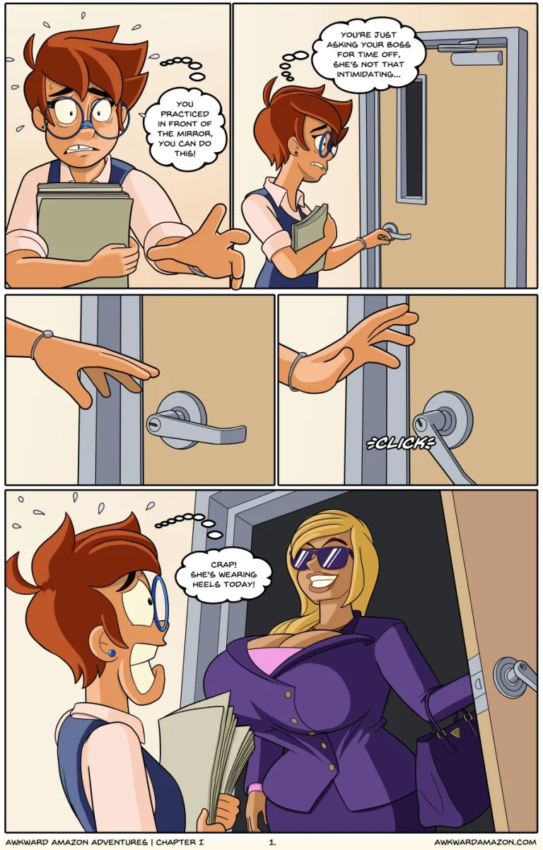 Awkward Amazon Adventures porn comic picture 2