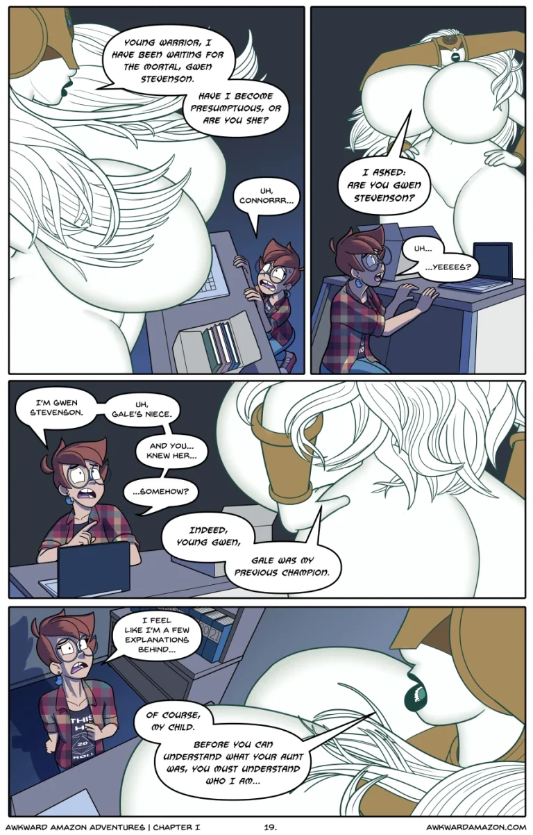 Awkward Amazon Adventures porn comic picture 20
