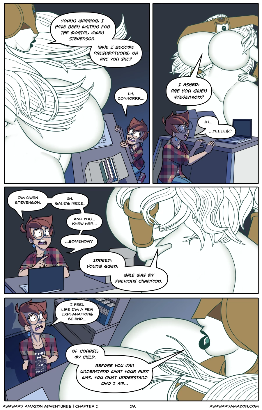 Awkward Amazon Adventures porn comic picture 20