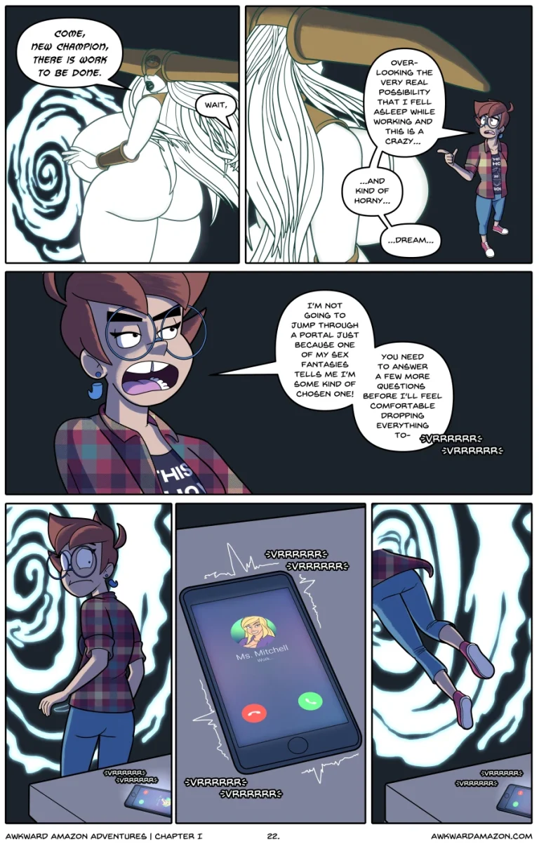 Awkward Amazon Adventures porn comic picture 23
