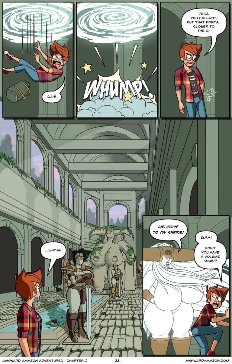 Awkward Amazon Adventures porn comic picture 24