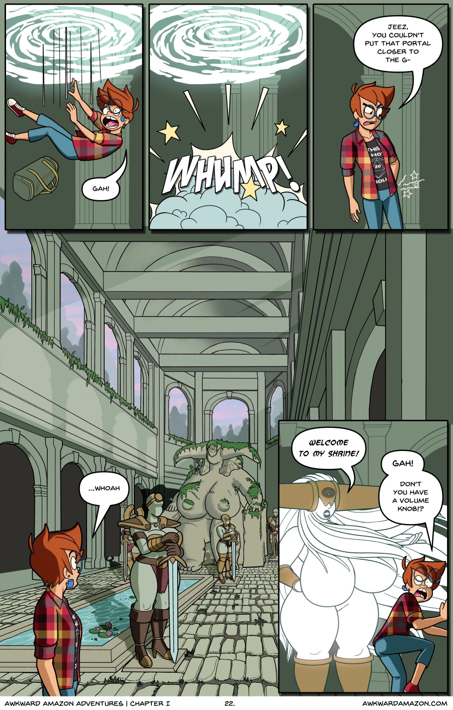 Awkward Amazon Adventures porn comic picture 24