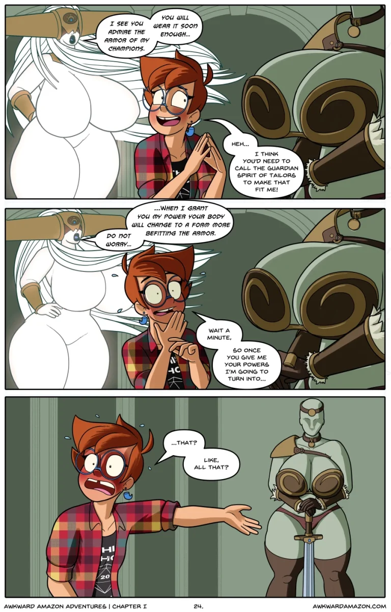 Awkward Amazon Adventures porn comic picture 25