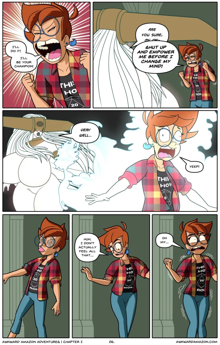 Awkward Amazon Adventures porn comic picture 27