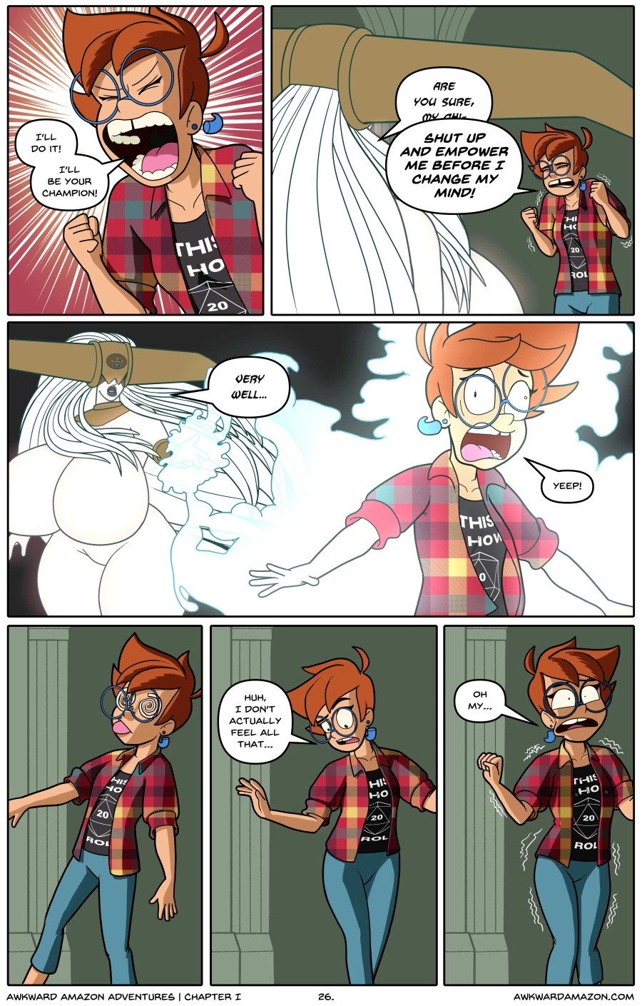 Awkward Amazon Adventures porn comic picture 27