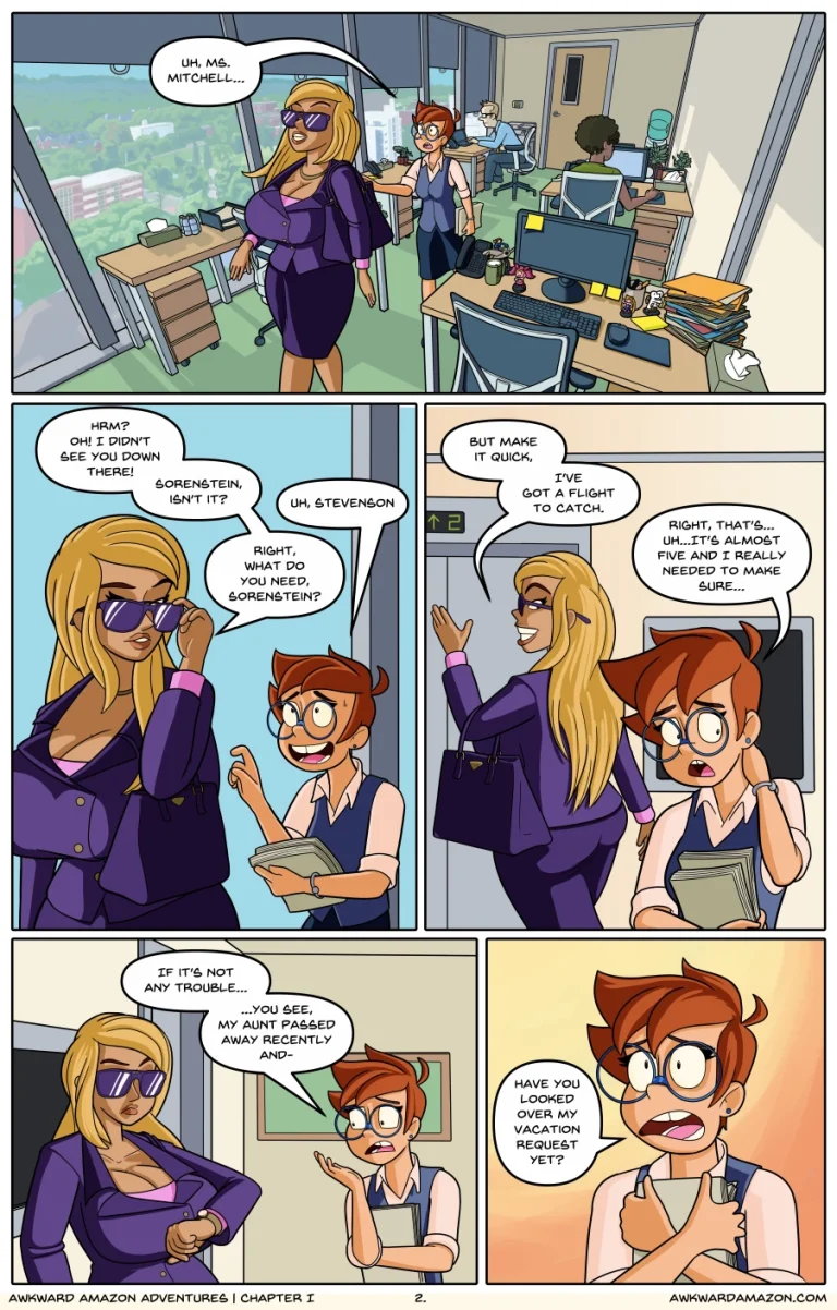 Awkward Amazon Adventures porn comic picture 3