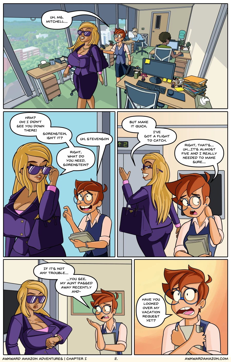 Awkward Amazon Adventures porn comic picture 3