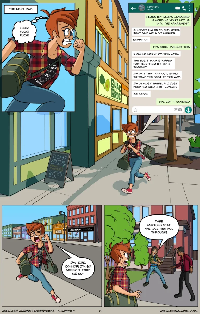 Awkward Amazon Adventures porn comic picture 7