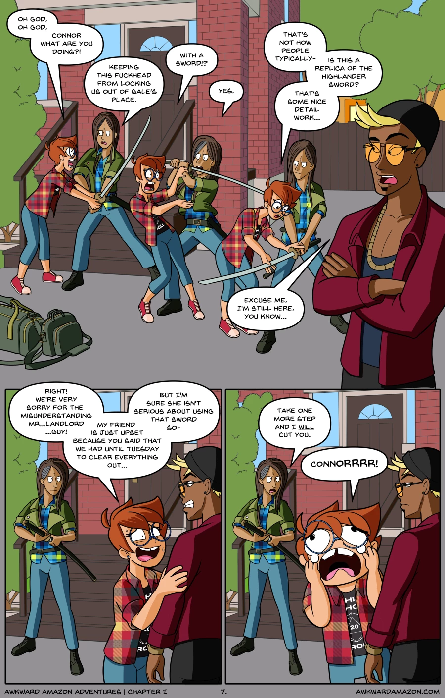 Awkward Amazon Adventures porn comic picture 8