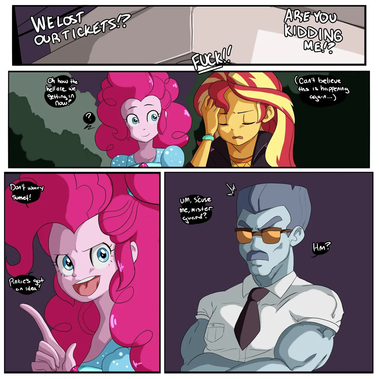 Backstage porn comic picture 1